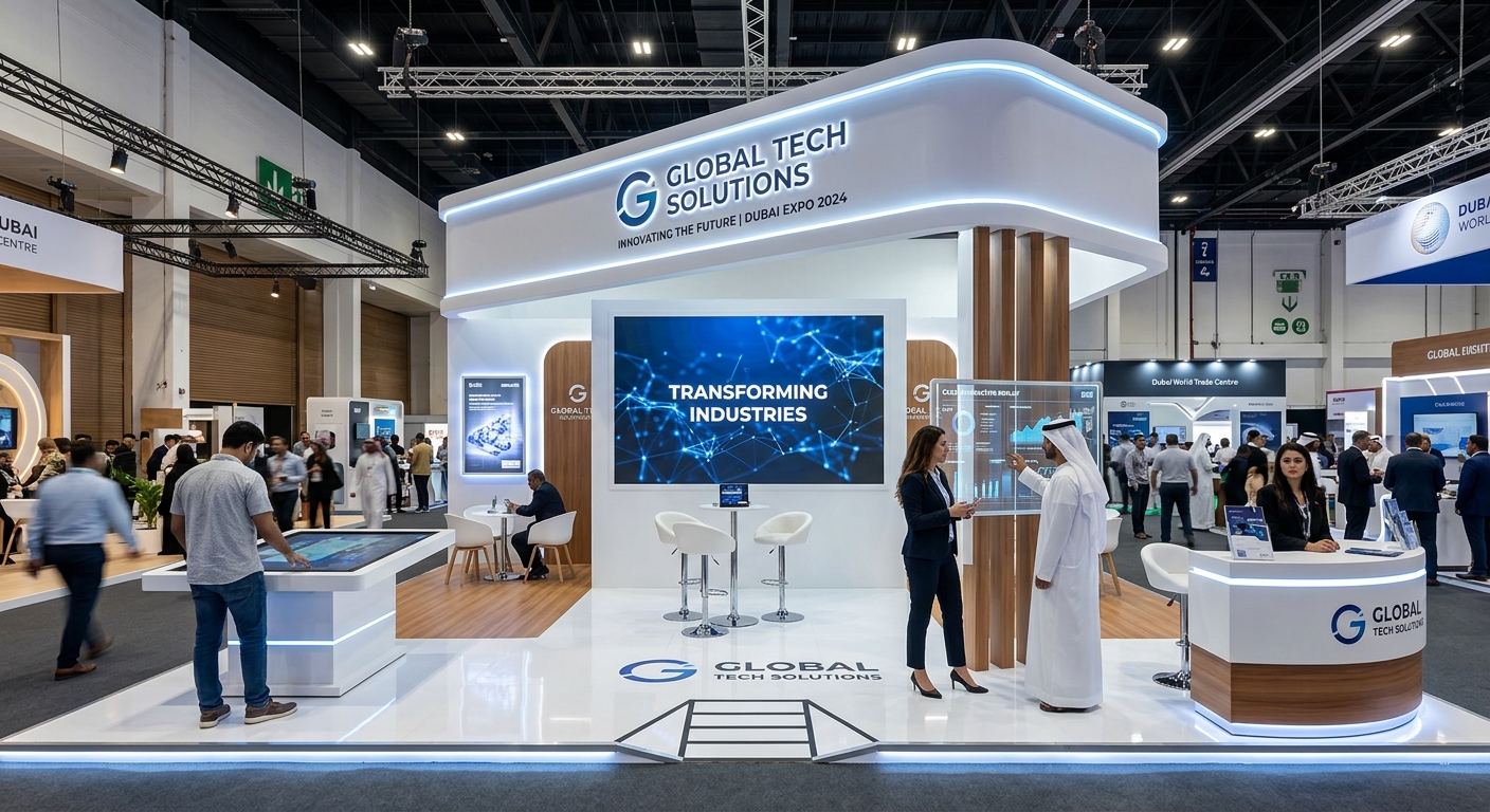 现代展台设计方案